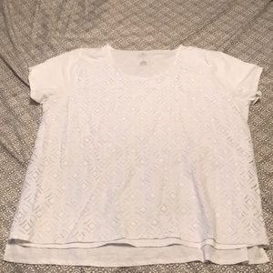 White Patterned T-shirt